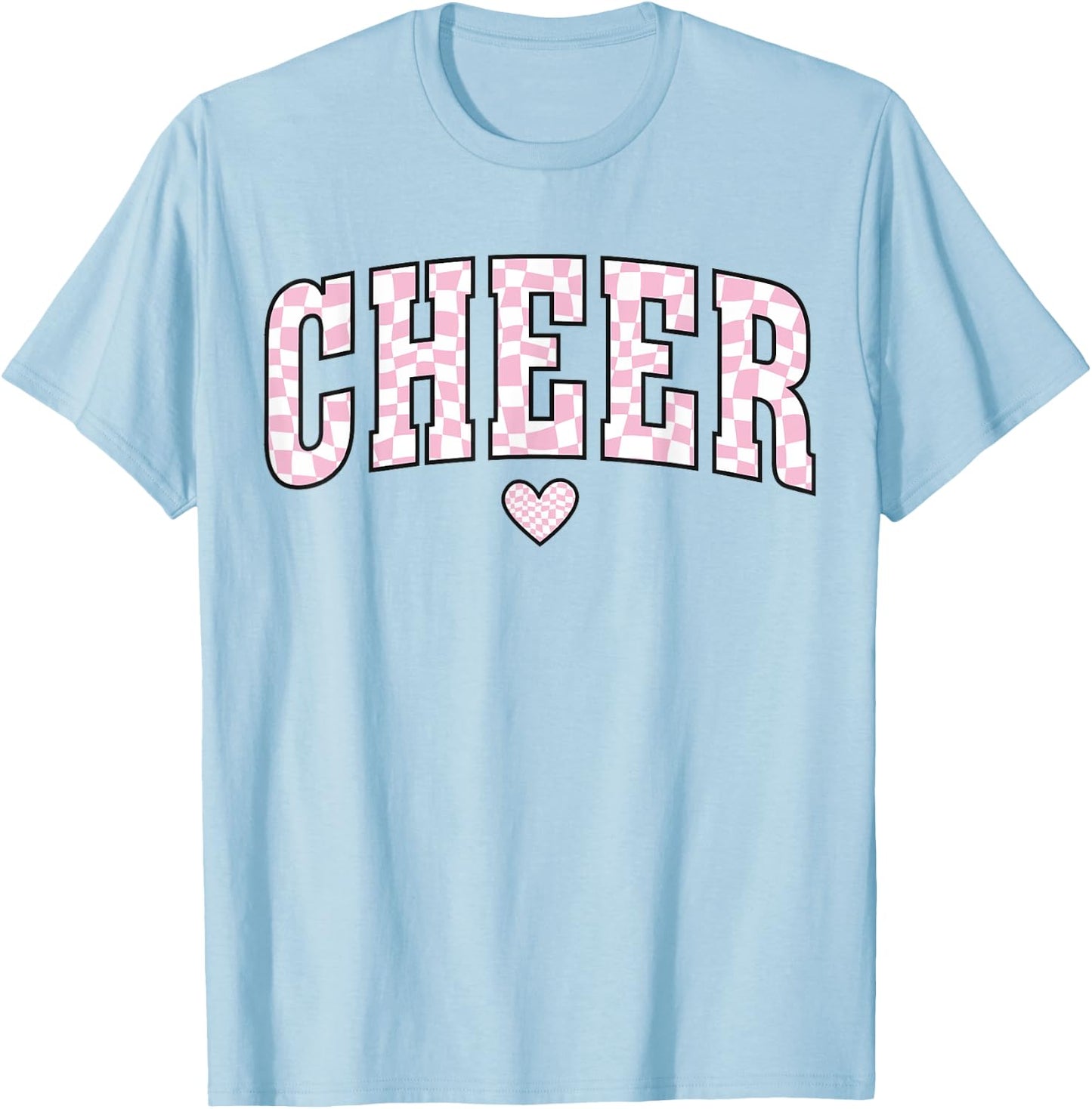 Cheerleader Life Cheer Coach Competition Season Coquette Mom T-Shirt - T-Shirt | Light Blue