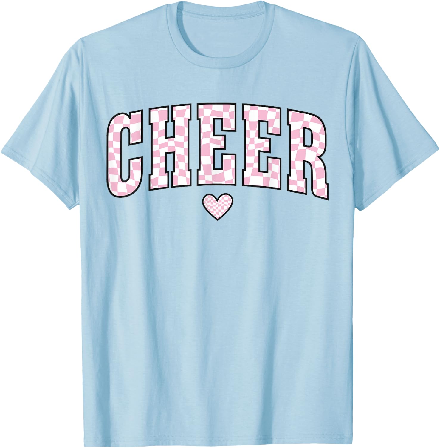 Cheerleader Life Cheer Coach Competition Season Coquette Mom T-Shirt - T-Shirt | Light Blue