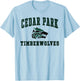 Cedar Park High School Timberwolves C1 T-Shirt - T-Shirt | Light Blue