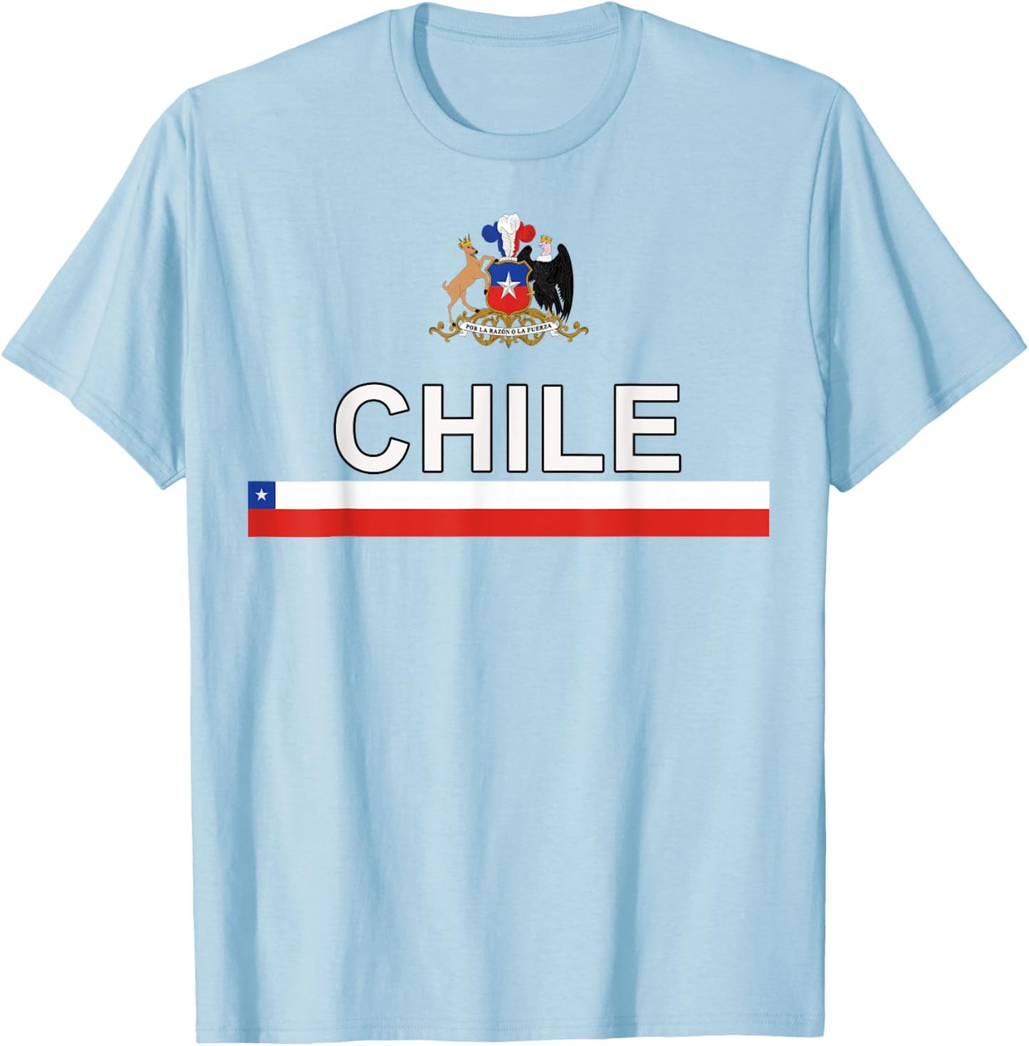 Chile Sports Game T-Shirt - T-Shirt | Light Blue