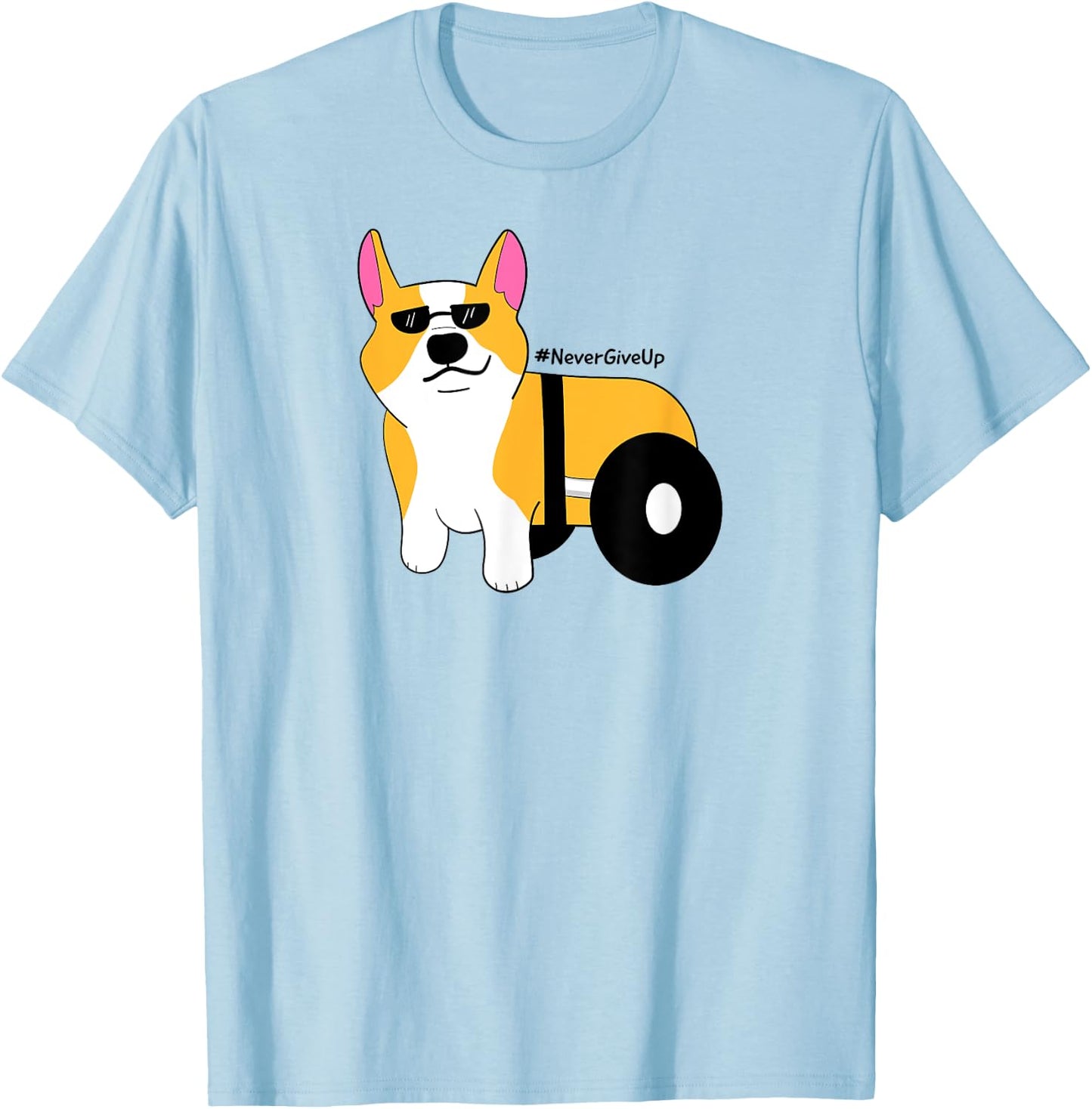 Corgi T-Shirt - T-Shirt | Light Blue
