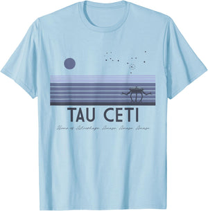 Visit Tau Ceti, Home of Astrophage. T-Shirt - T-Shirt | Light Blue