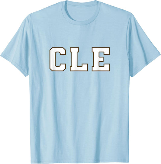 CLEVELAND - Hometown Pride - Throwback Design - Classic T-Shirt - T-Shirt | Light Blue