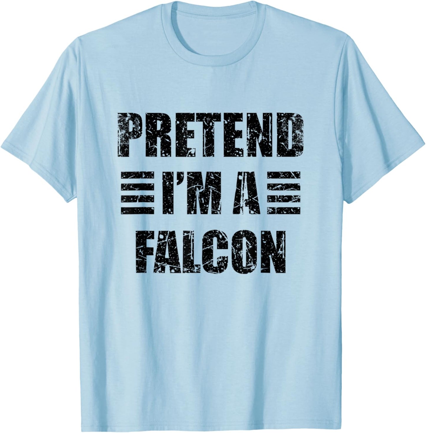 Vintage Pretend I'm a Falcon Lazy Halloween Costume T-Shirt - T-Shirt | Light Blue
