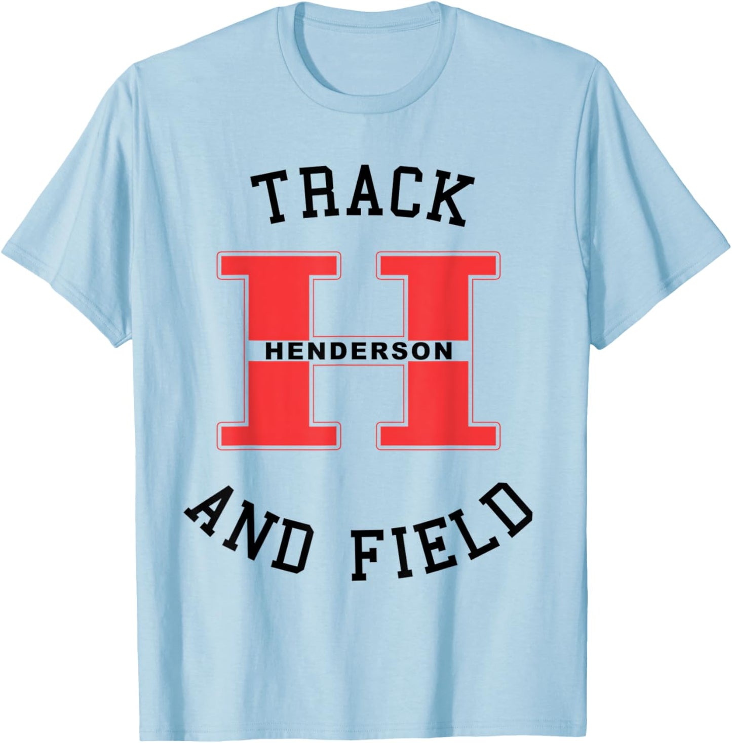 Henderson Track And Field retro sport lover gift T-Shirt - T-Shirt | Light Blue
