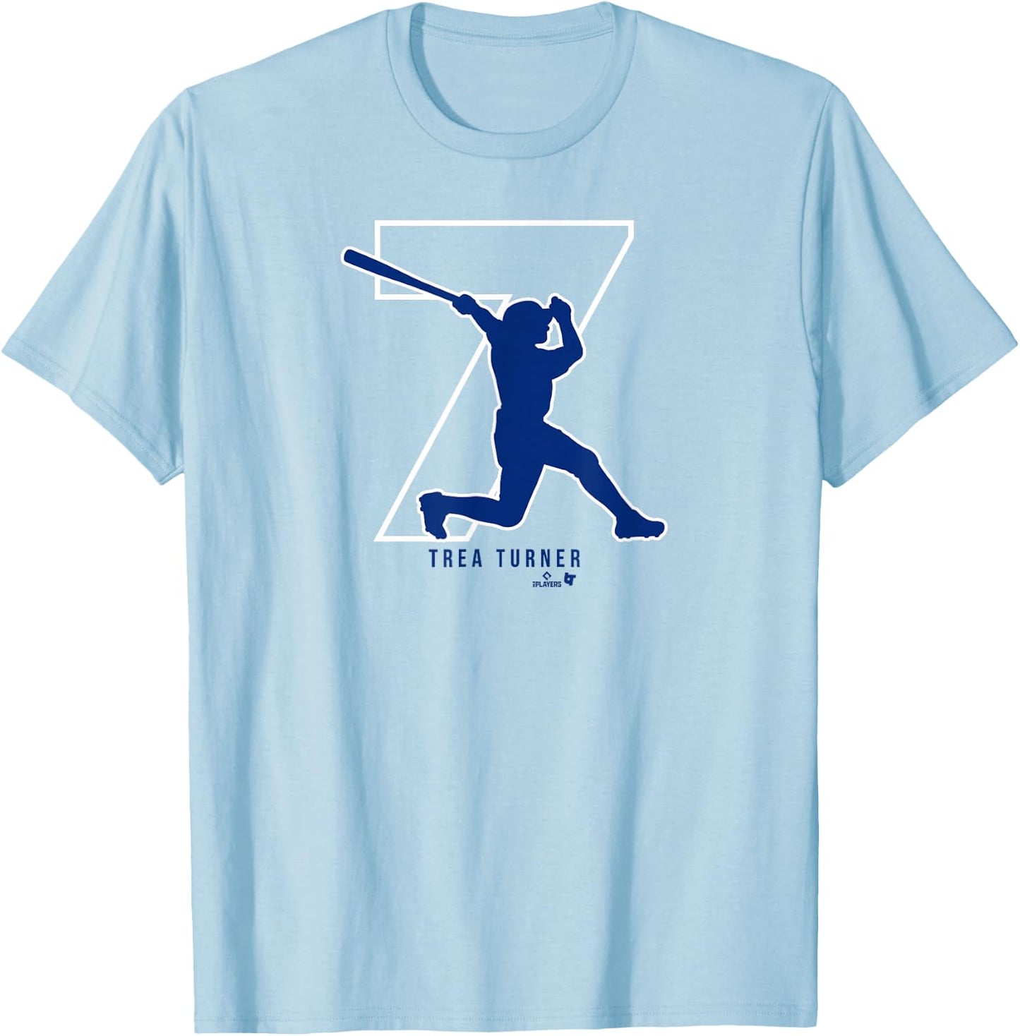 Trea Turner - 7 - Philadelphia Baseball T-Shirt - T-Shirt | Light Blue