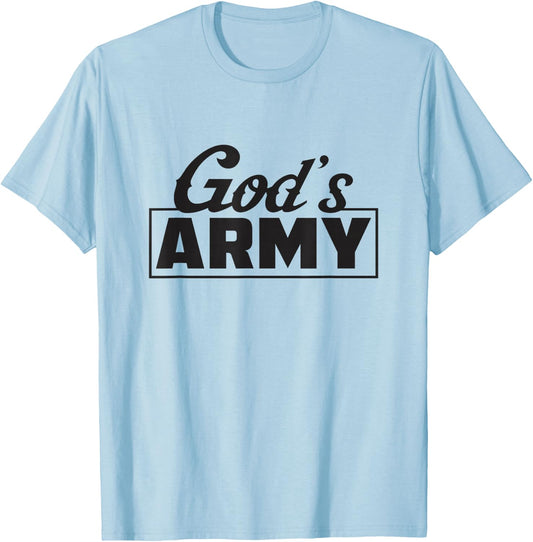 We Are God's Army of Faith T-Shirt - T-Shirt | Light Blue