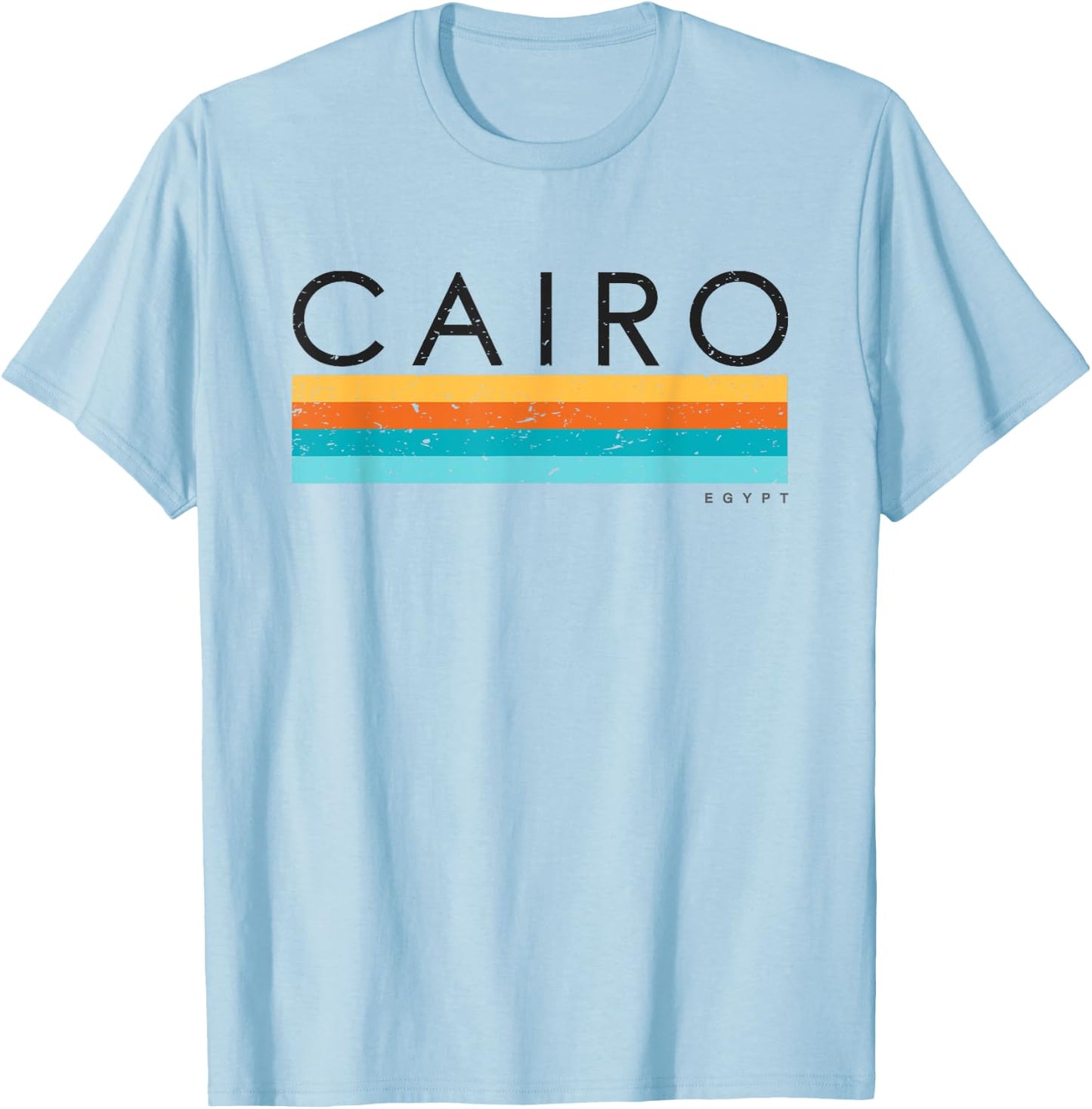 Vintage Cairo Egypt Retro Design T-Shirt - T-Shirt | Light Blue