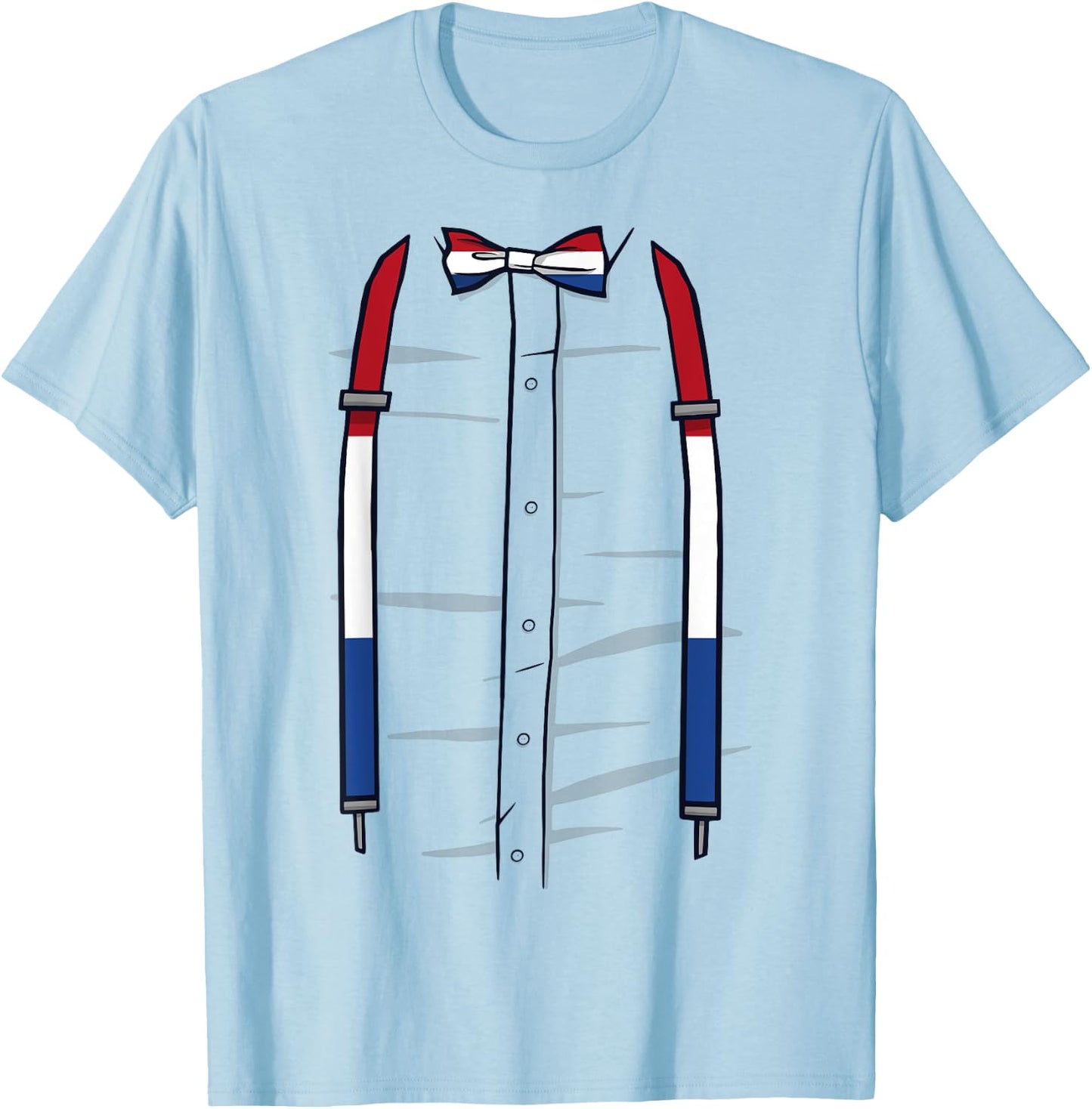 Koningsdag 2024 Kingsday Party Dutch Netherlands Costume T-Shirt - T-Shirt | Light Blue