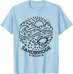 Sandbridge VA T-Shirt - T-Shirt | Light Blue