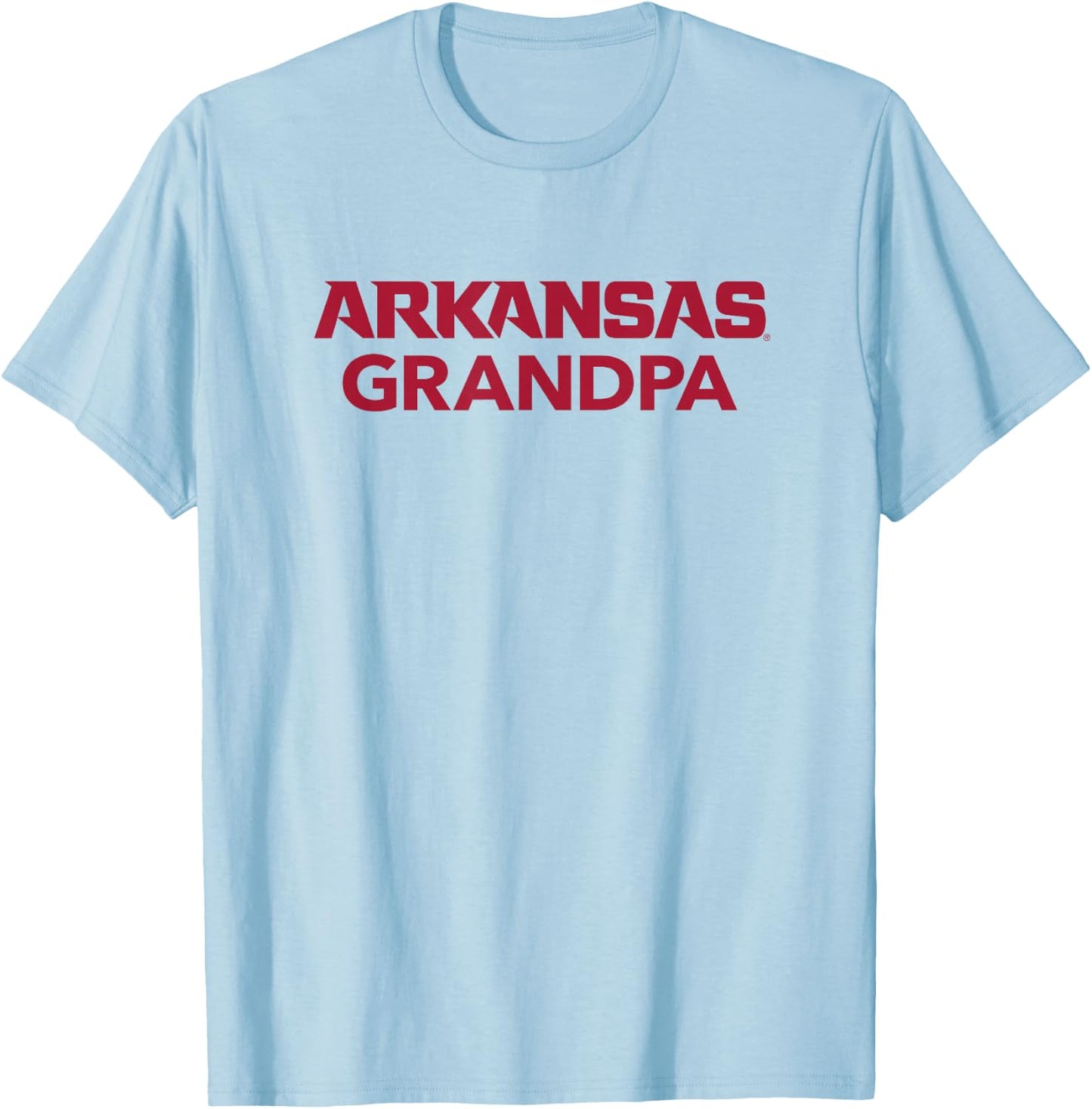 University of Arkansas Razorbacks Grandpa T-Shirt - T-Shirt | Light Blue