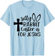 Silly Rabbit Easter Is For Jesus T-Shirt - T-Shirt | Light Blue