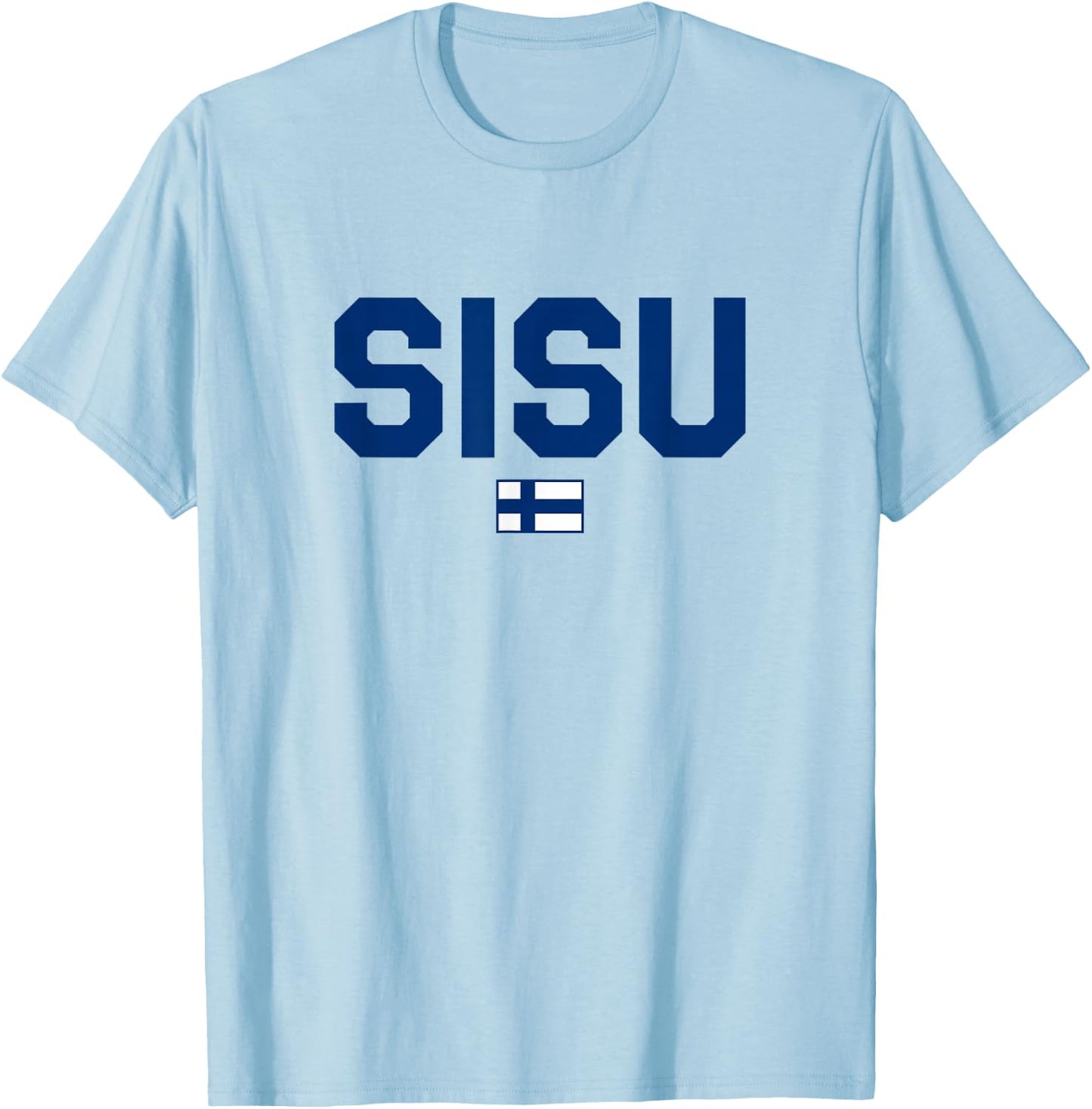 Sisu Finland gift Finnish funny Finland friend T-Shirt - T-Shirt | Light Blue