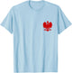 Poland Flag Pride Eagle Polish Roots Polska T-Shirt - T-Shirt | Light Blue