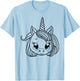 Color and paint your own unicorn T-Shirt - T-Shirt | Light Blue