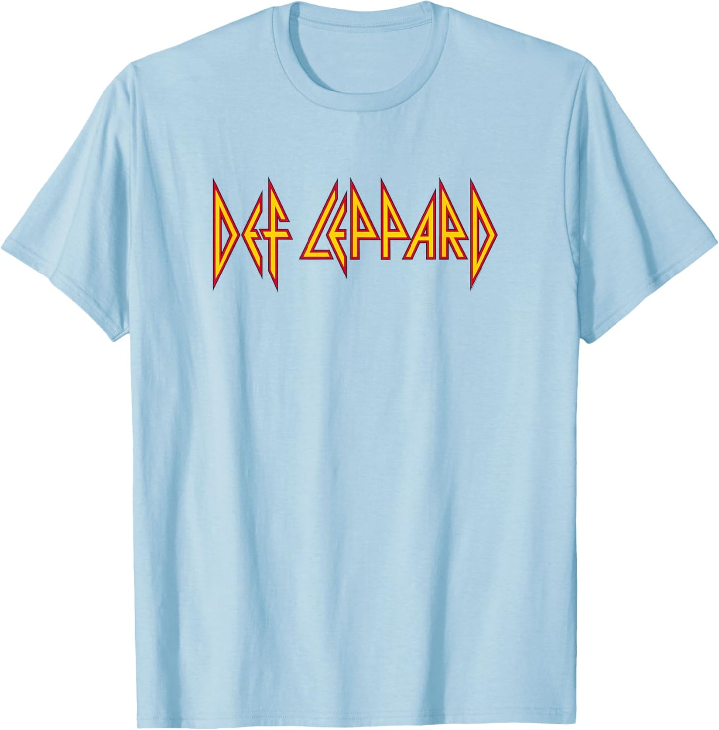 Def Leppard - Classic Logo T-Shirt - T-Shirt | Light Blue