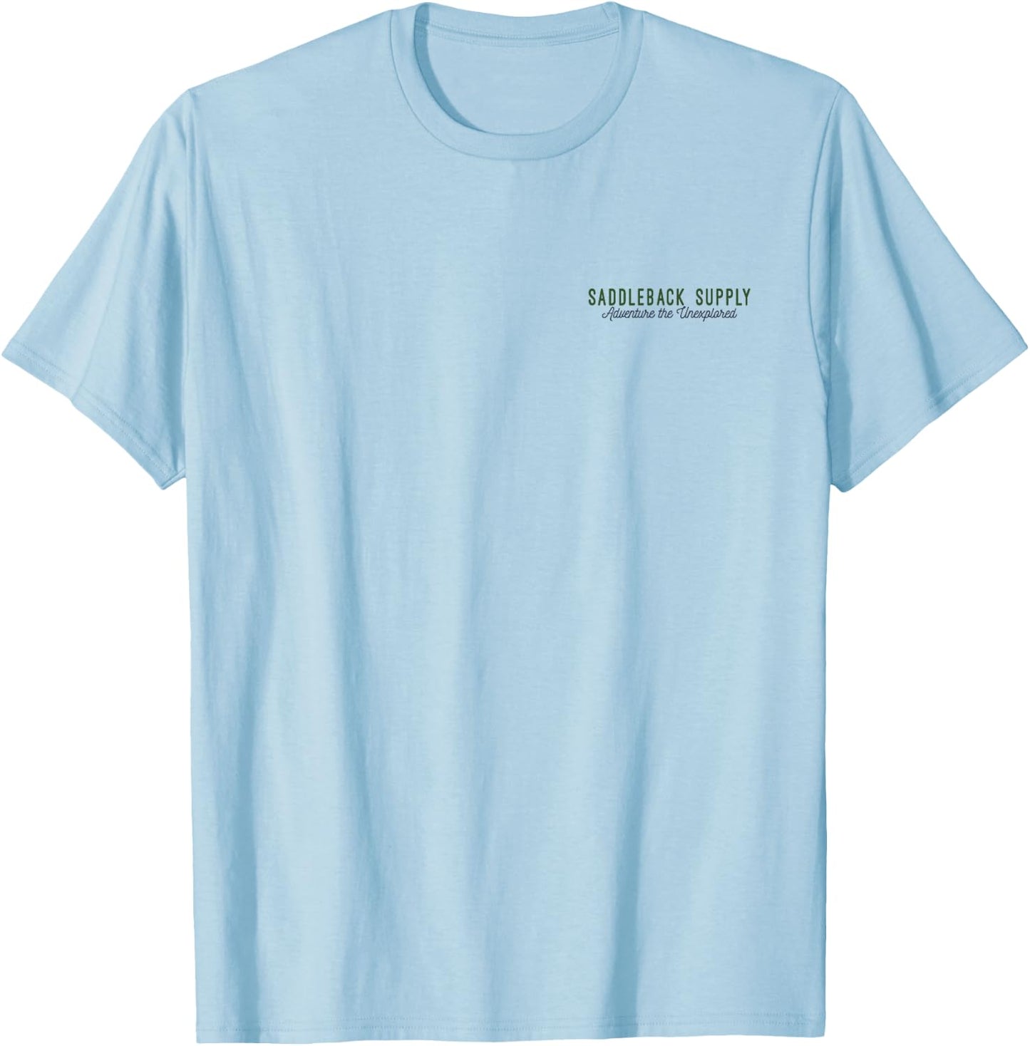 Saddleback Camping Bear Lightweight Graphic T-Shirt - T-Shirt | Light Blue