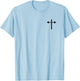 Cross Gym Workout Dumbbell Christian T-Shirt - T-Shirt | Light Blue