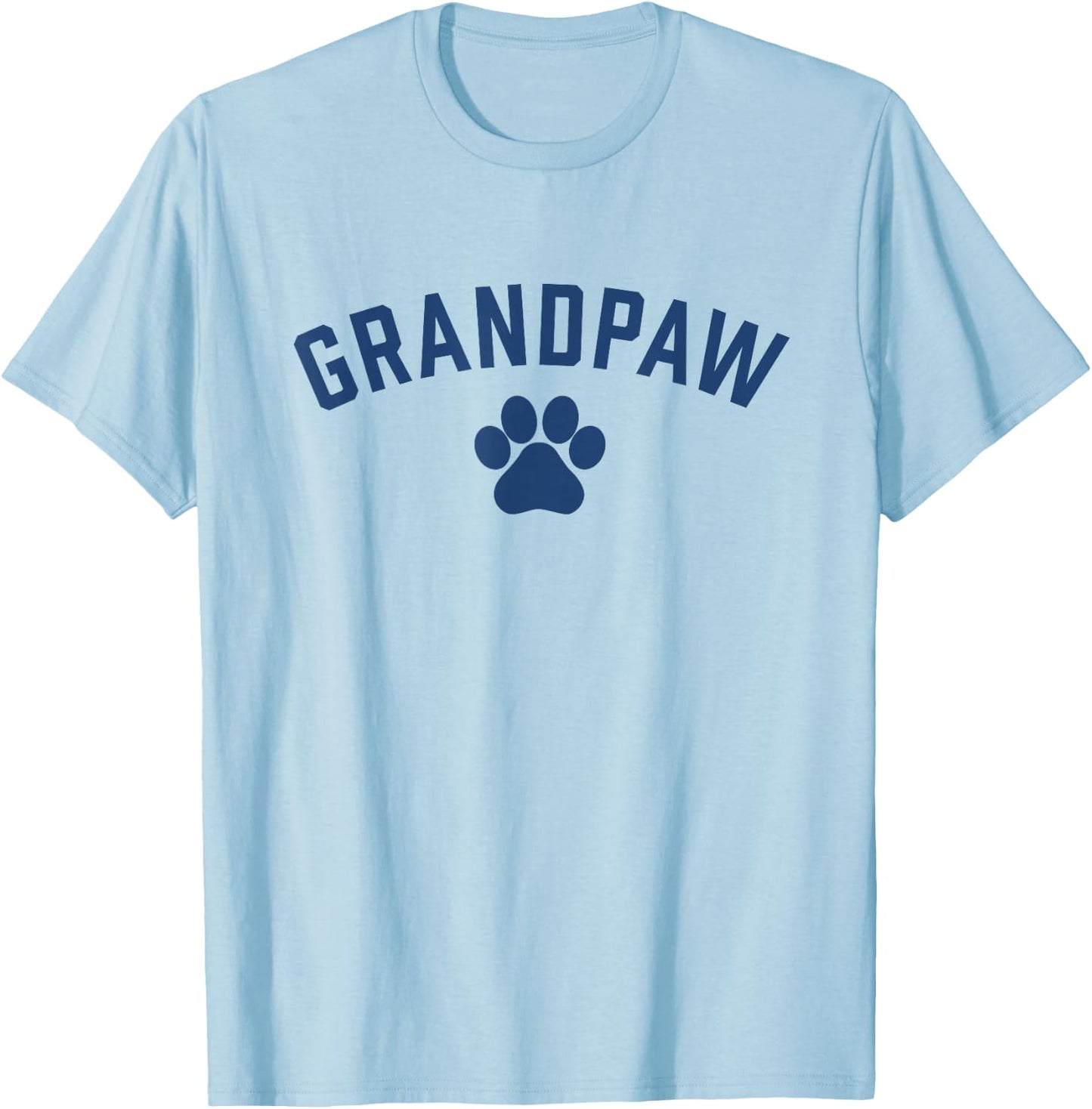 Grandpaw Dog Grandkids Funny Grandpa T-Shirt - T-Shirt | Light Blue