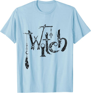Witchy Occult Wicca Witchcraft Witch T-Shirt - T-Shirt | Light Blue