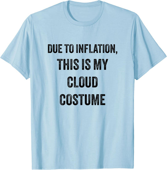 Cloud Halloween Costume T-Shirt - T-Shirt | Light Blue