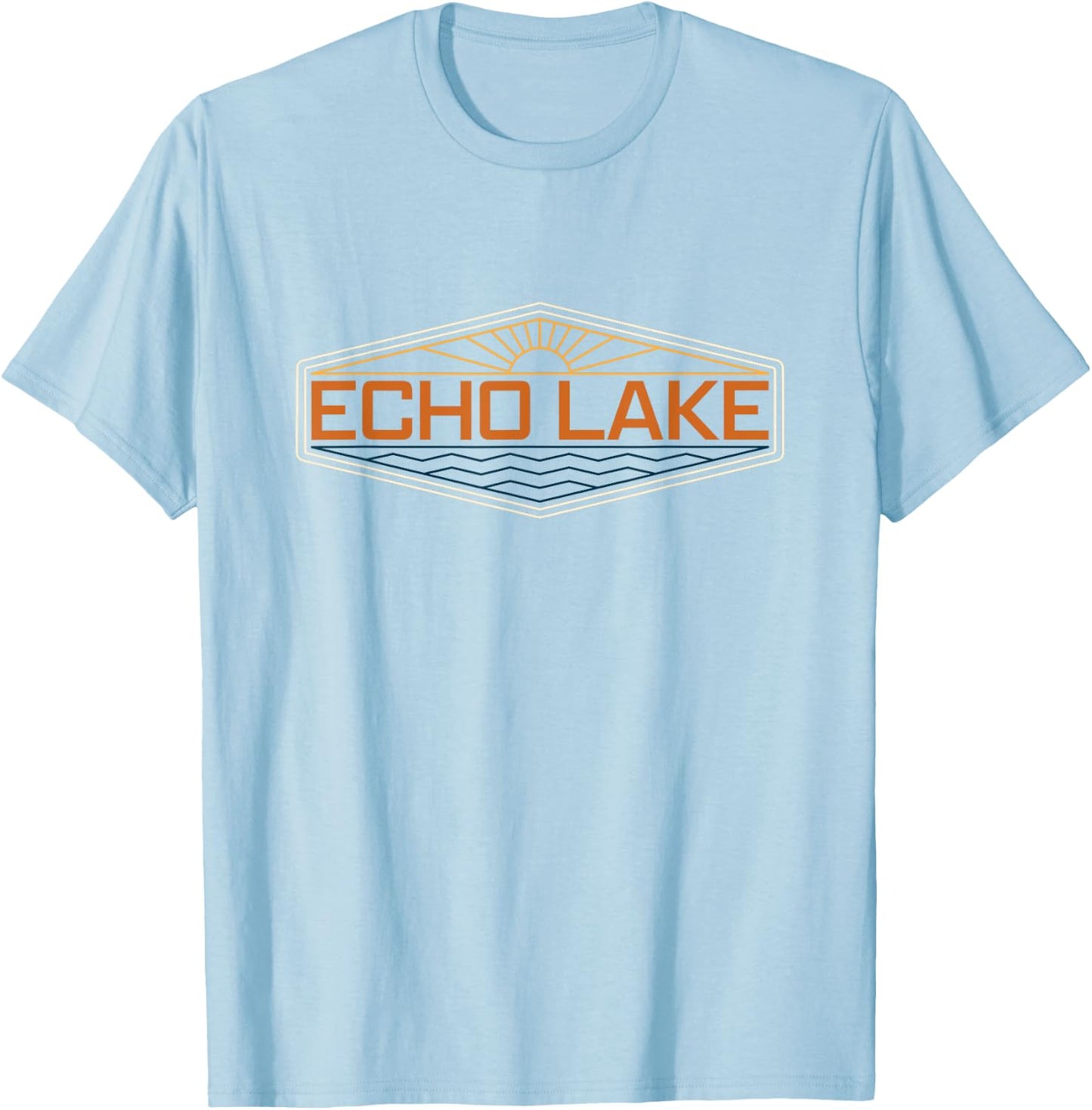 Echo Lake California Vintage T-Shirt - T-Shirt | Light Blue