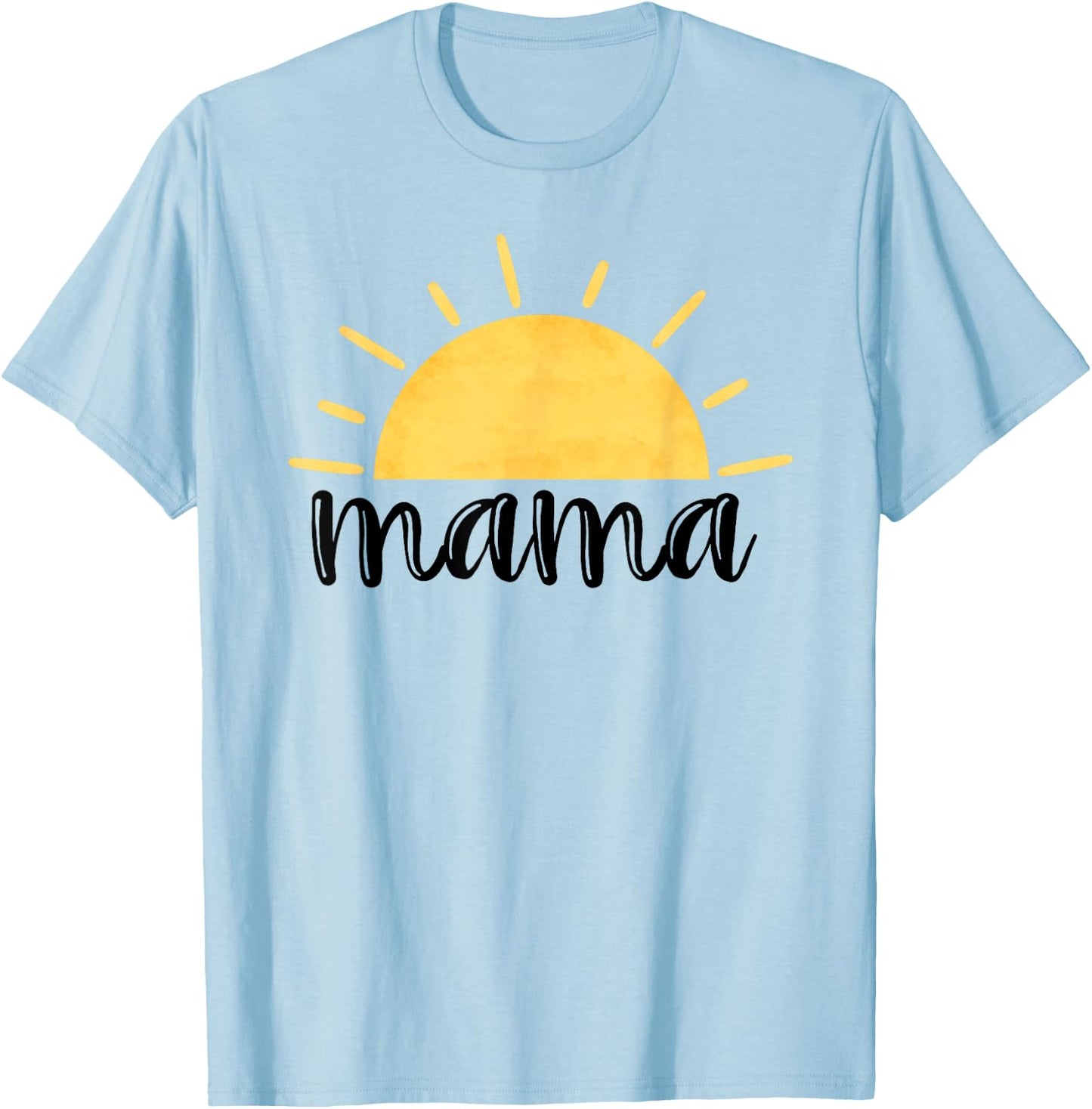 Mama of The Birthday First Trip Around the Sun Bday Party T-Shirt - T-Shirt | Light Blue