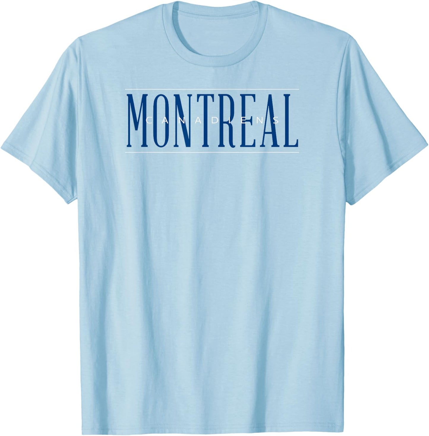 Montreal Canadiens Classic Red NHL Officially Licensed T-Shirt - T-Shirt | Light Blue