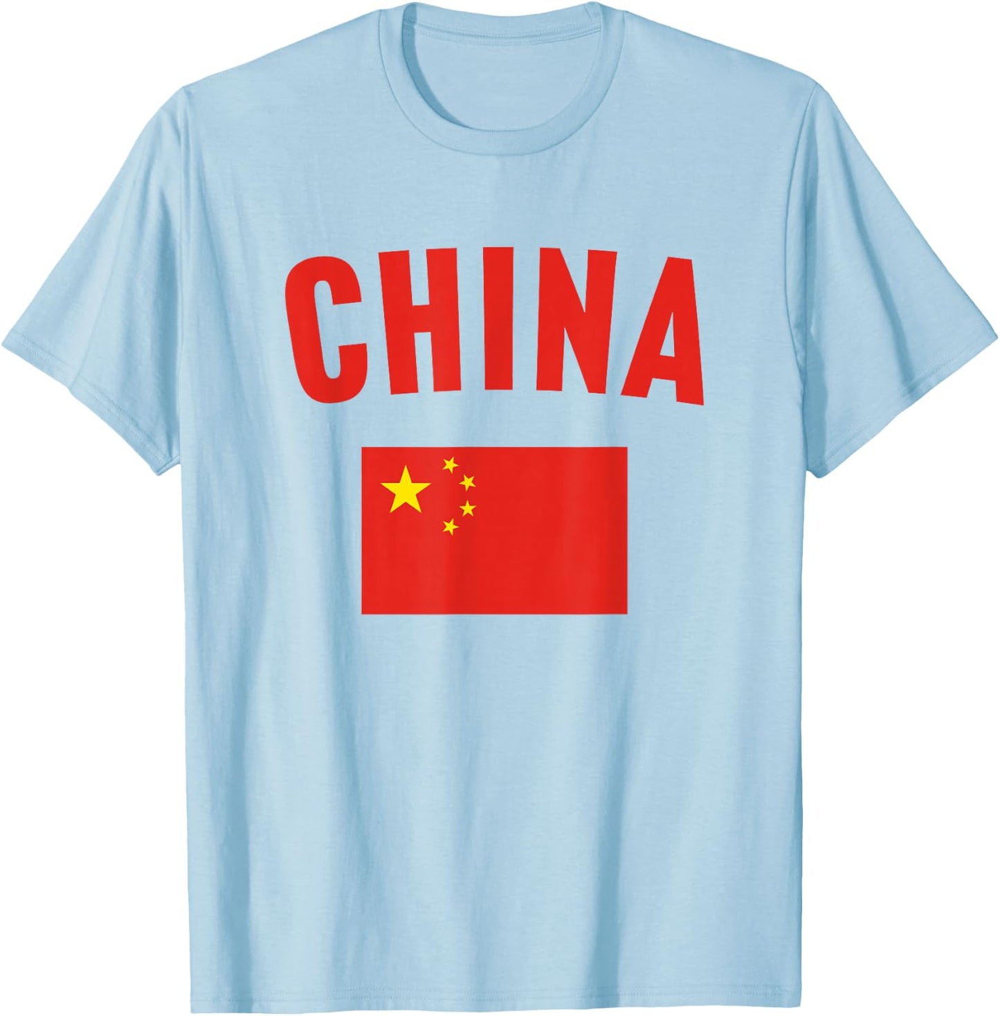 China Flag T-Shirt - T-Shirt | Light Blue
