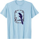 Gothic and Nouveau style Magpie bird, for ornithology lovers T-Shirt - T-Shirt | Light Blue