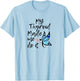 Thyroid Disease Awareness Shirts My Thyroid Made Me Do It T-Shirt - T-Shirt | Light Blue
