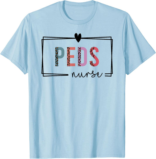 Peds Nurse Pediatric Nurse Nurses Day T-Shirt - T-Shirt | Light Blue