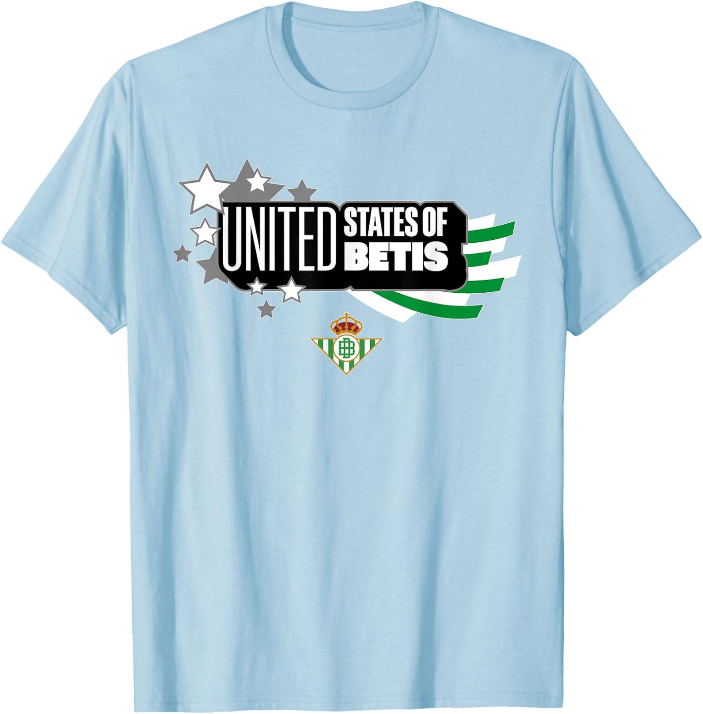 Real Betis sports exclusive collection. T-Shirt - T-Shirt | Light Blue