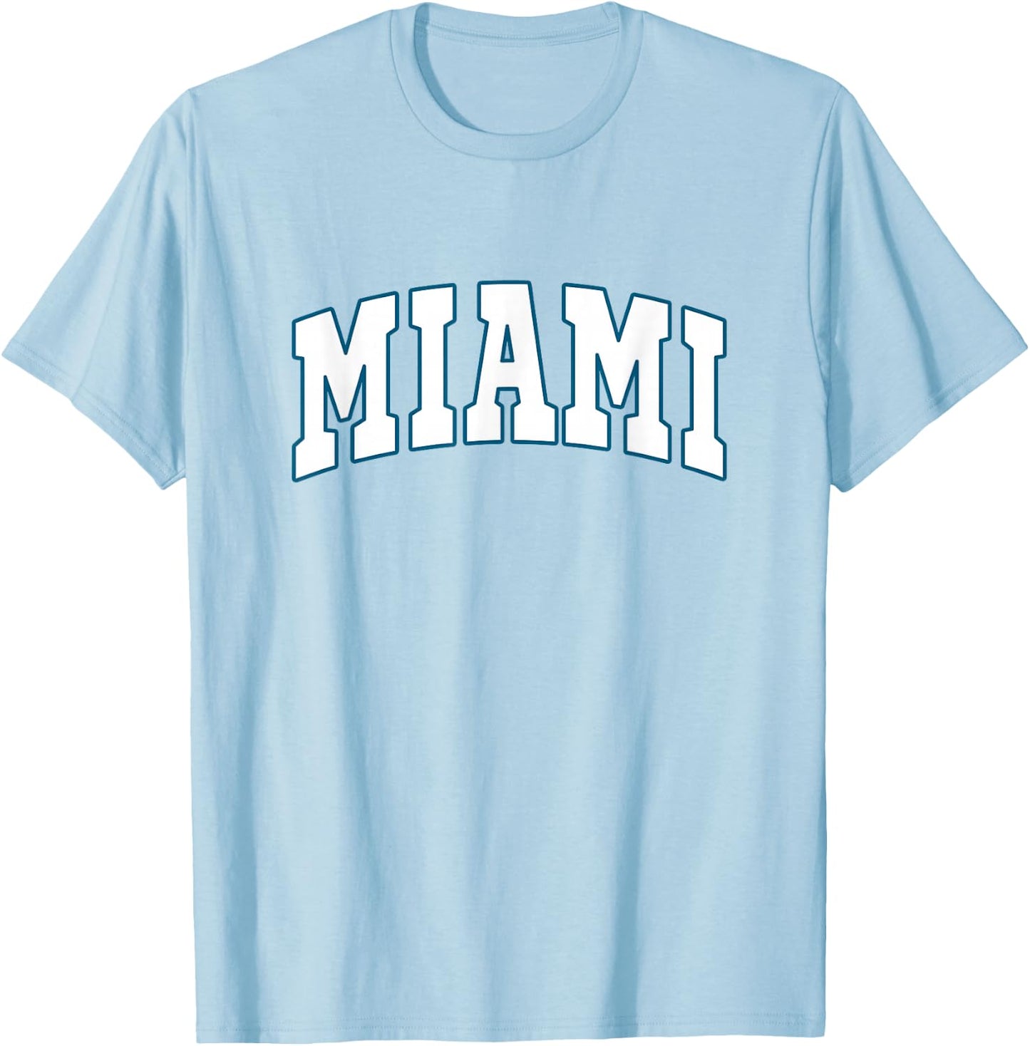 MIAMI - Throwback Design - Classic T-Shirt - T-Shirt | Light Blue