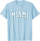 MIAMI - Throwback Design - Classic T-Shirt - T-Shirt | Light Blue