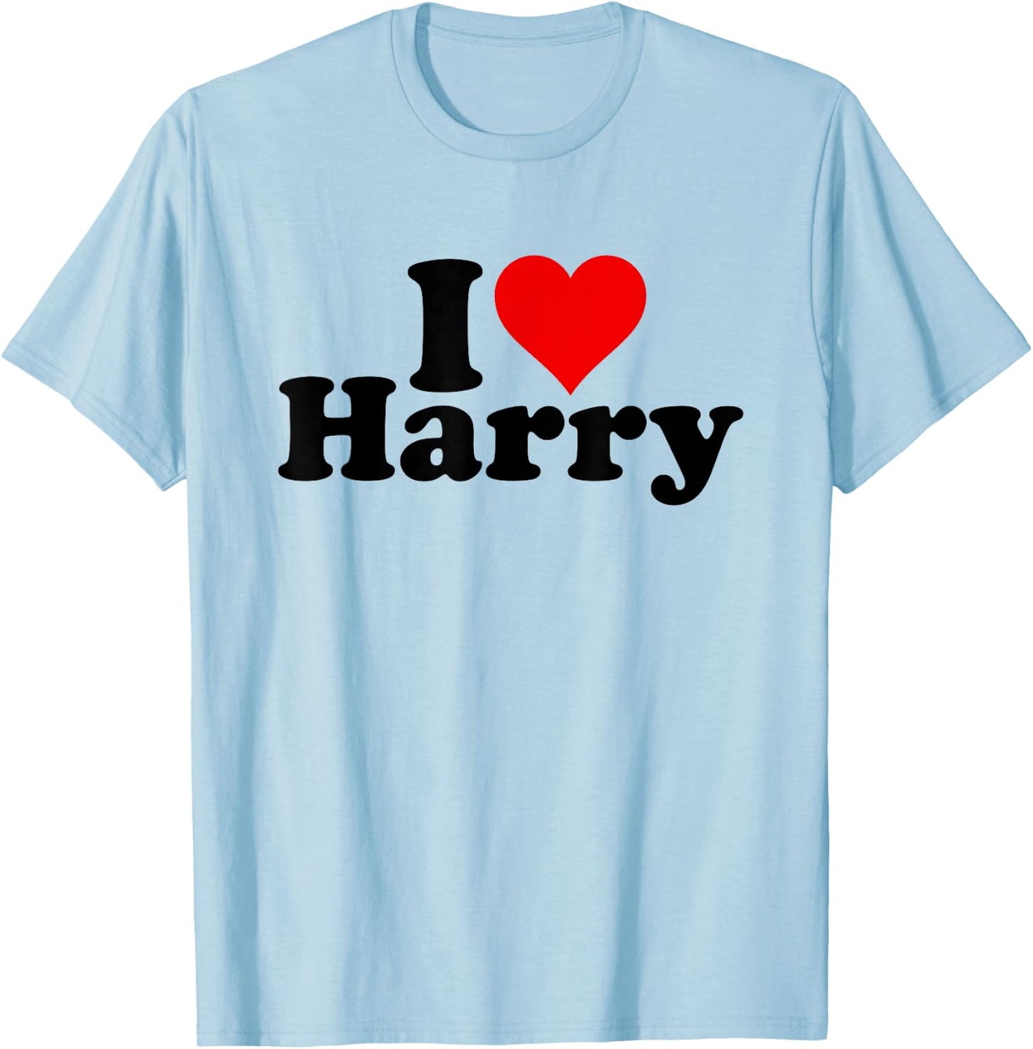 I Love Heart Harry T-Shirt - T-Shirt | Light Blue