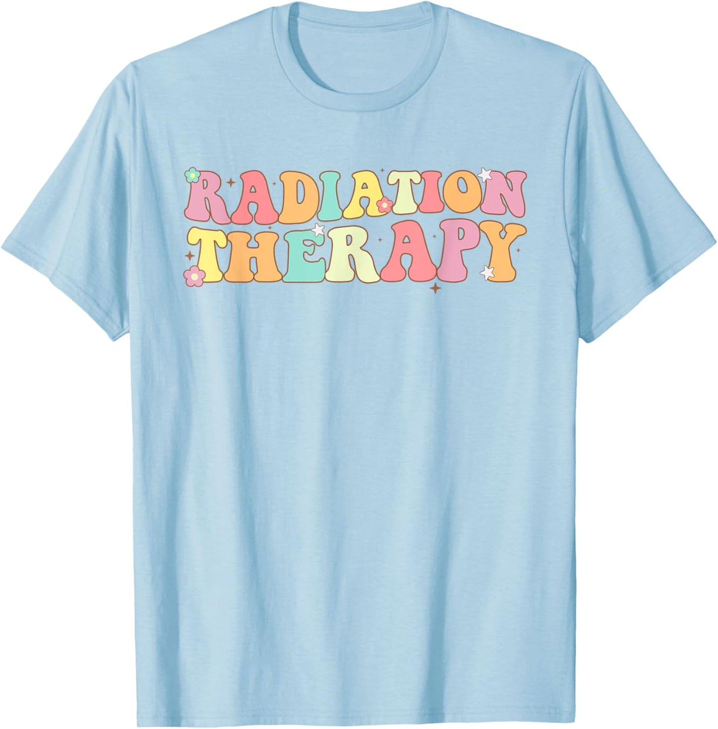 Groovy Radiation Therapist Radiation Therapy Men T-Shirt - T-Shirt | Light Blue