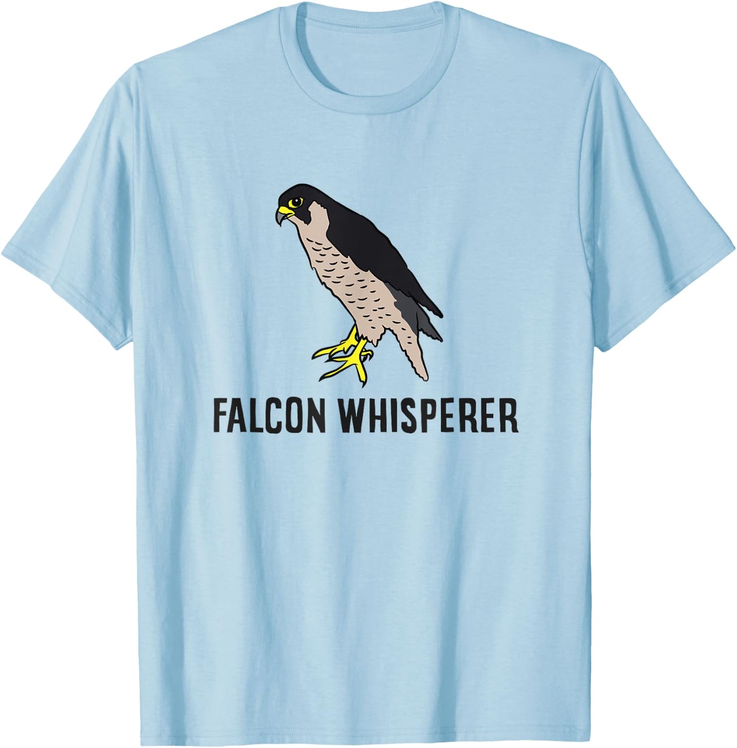 Peregrine Falcon Whisperer T-Shirt - T-Shirt | Light Blue