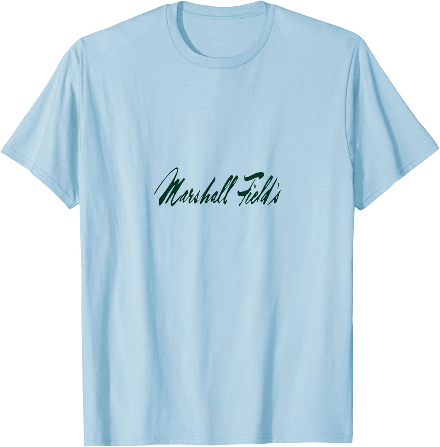 Marshall Field's Retro Defunct Department Store Nostalgic T-Shirt - T-Shirt | Light Blue