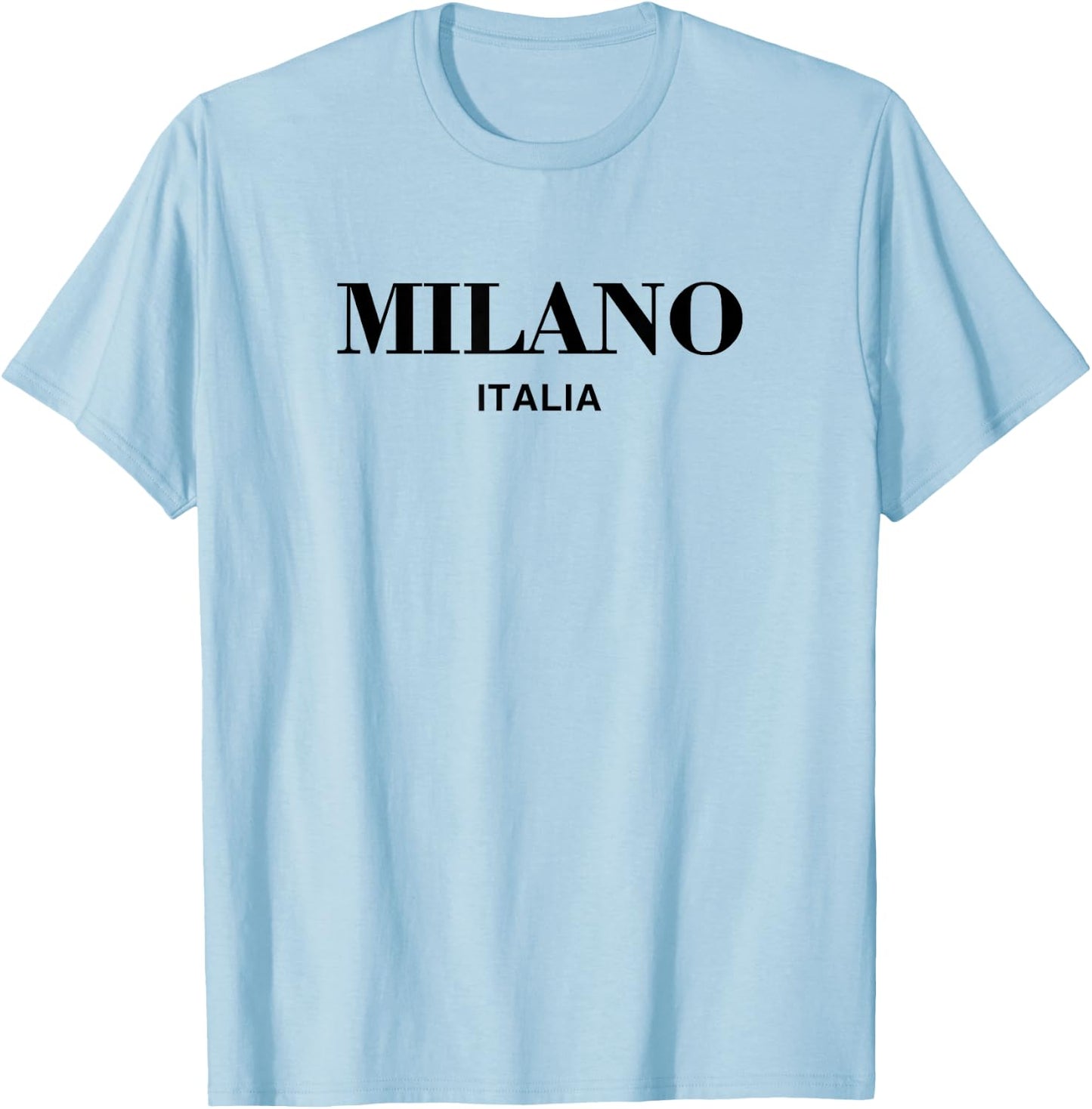 Milano Italia Retro Preppy Italy Girls Milan Souvenir T-Shirt - T-Shirt | Light Blue