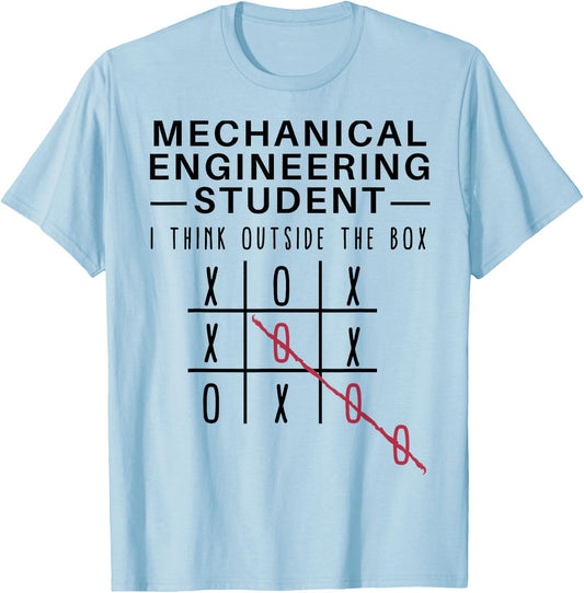 Saying Mechanical Engineer Student Joke Graduation Women Men T-Shirt - T-Shirt | Light Blue