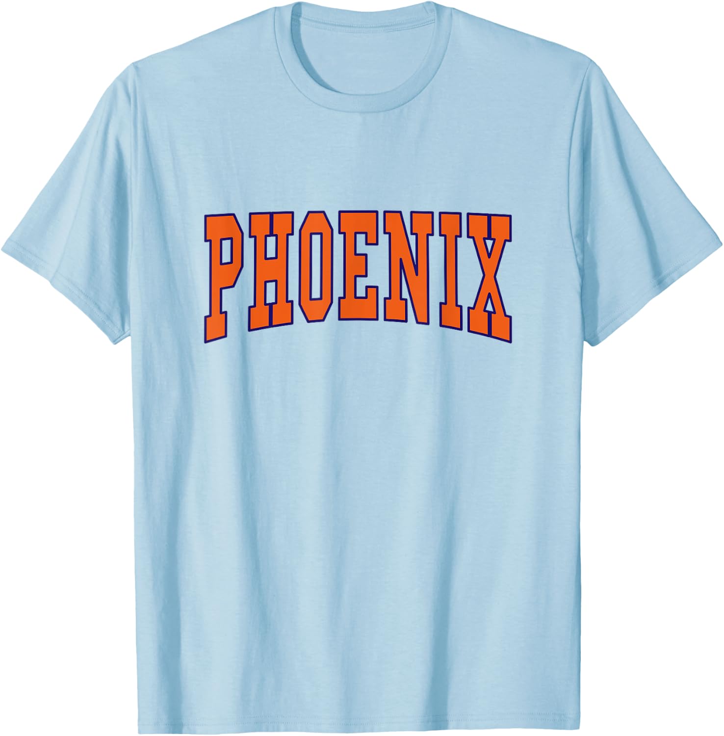 Graphic Apparel Co. - PHOENIX - Hometown Pride - Throwback Design - Classic - White - Small - Short Sleeve T-Shirt - T-Shirt | Light Blue