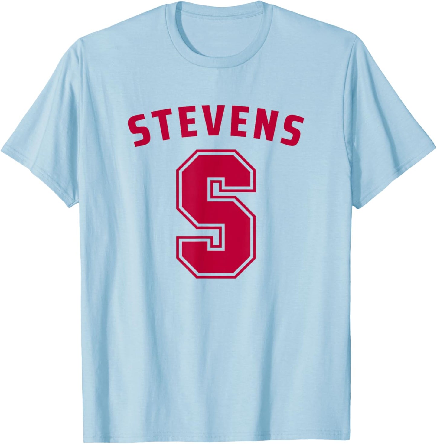 Stevens Institute of Technology Stevens Ducks S Logo T-Shirt - T-Shirt | Light Blue