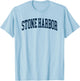 Stone Harbor New Jersey Retro Preppy Throwback T-Shirt - T-Shirt | Light Blue