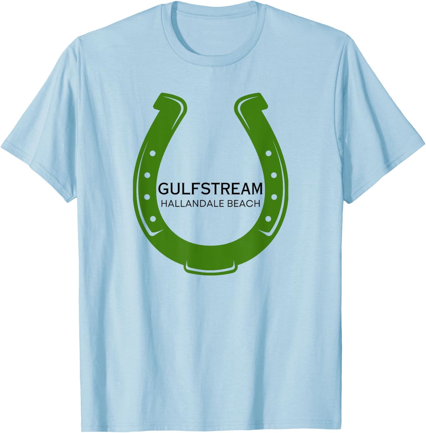 Gulfstream Park Horse Racing Racetrack Horse Racing Course T-Shirt - T-Shirt | Light Blue