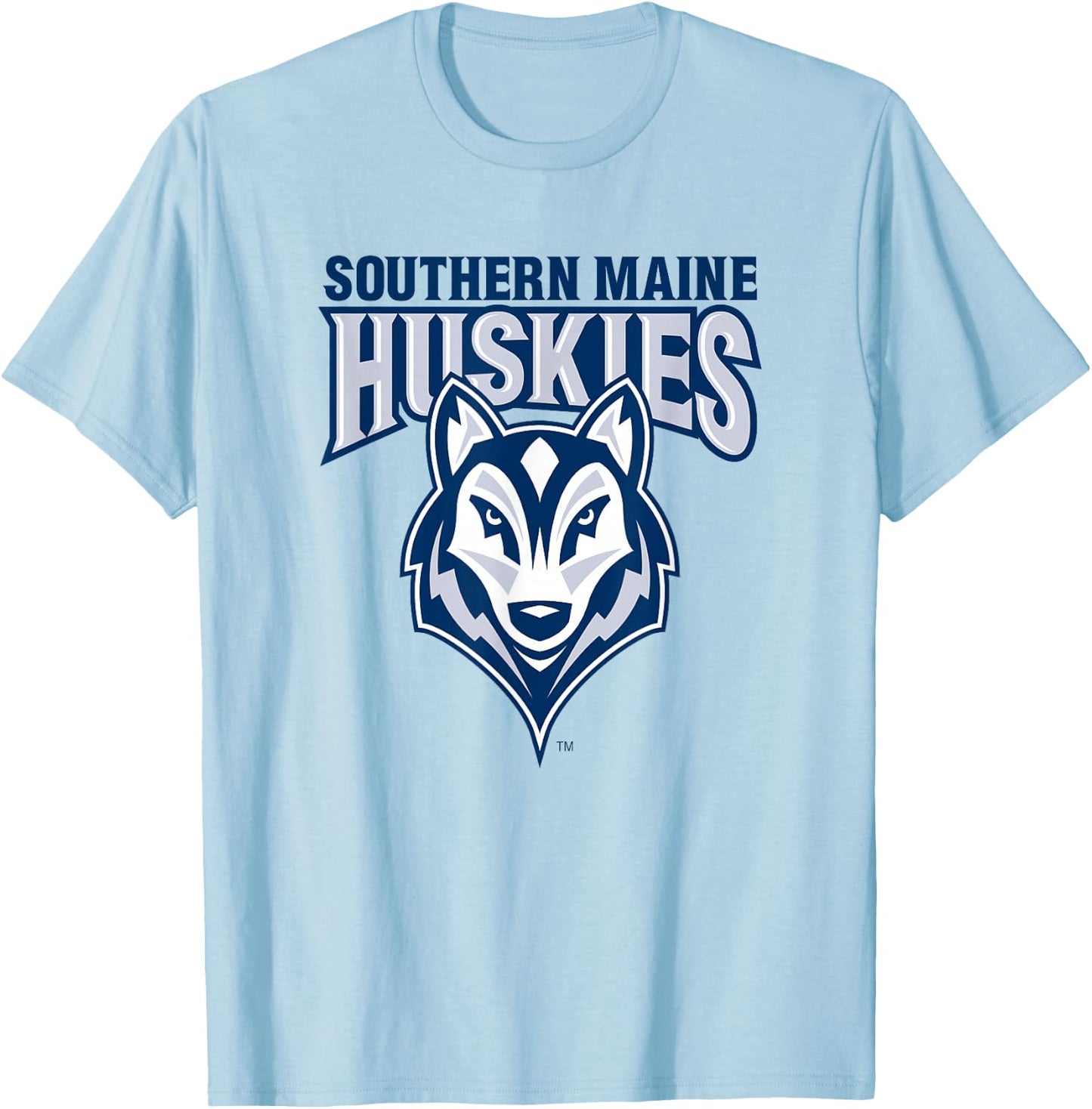 University of Southern Maine USM Huskies T-Shirt - T-Shirt | Light Blue