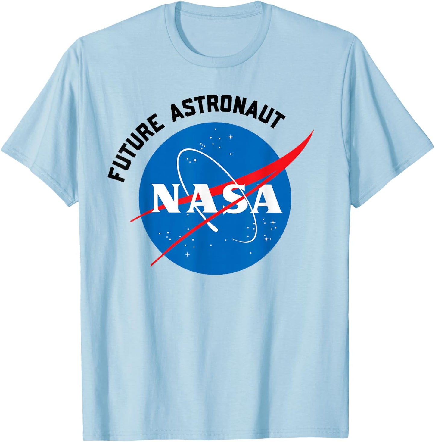 NASA Future Astronaut Space Kids Boys Girls Young Children T-Shirt - T-Shirt | Light Blue