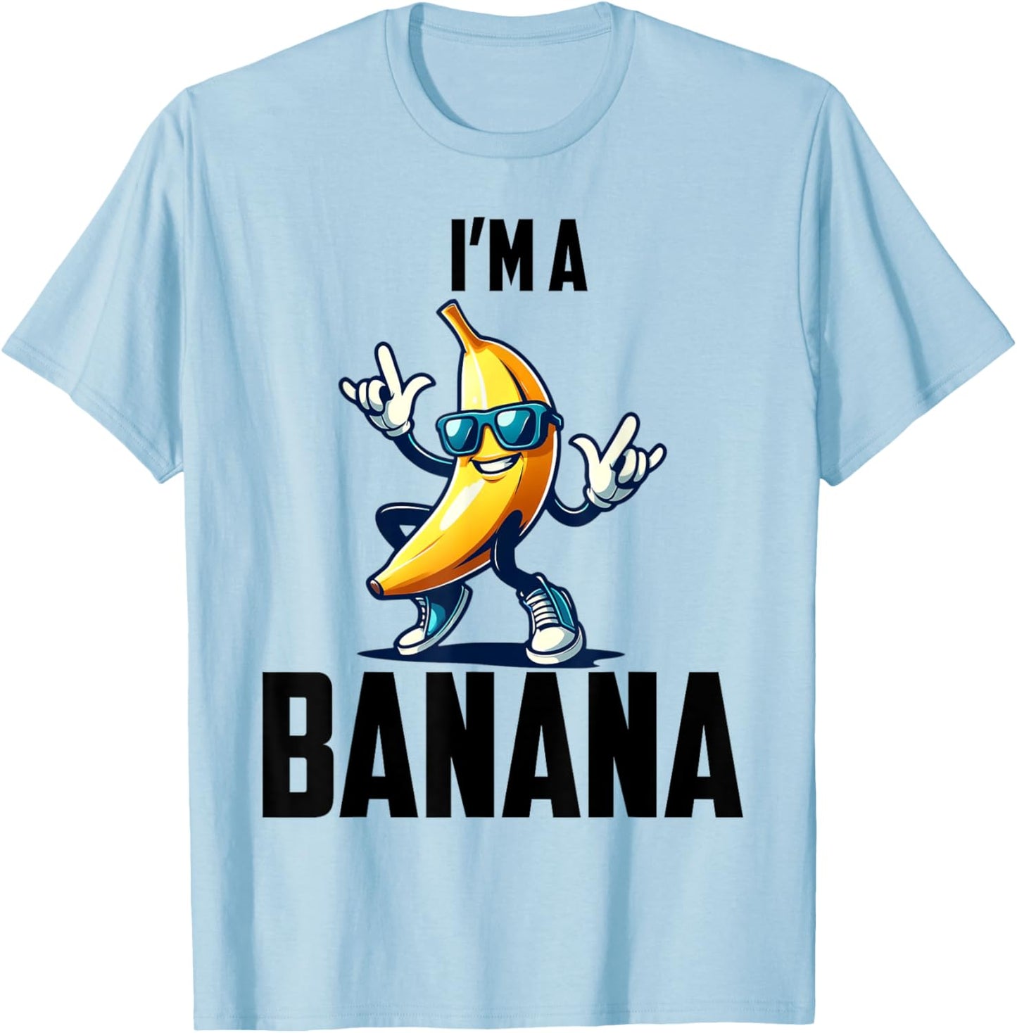 I'm A Banana Shirt Cute Funny Banana Costume Men Women Kids T-Shirt - T-Shirt | Light Blue