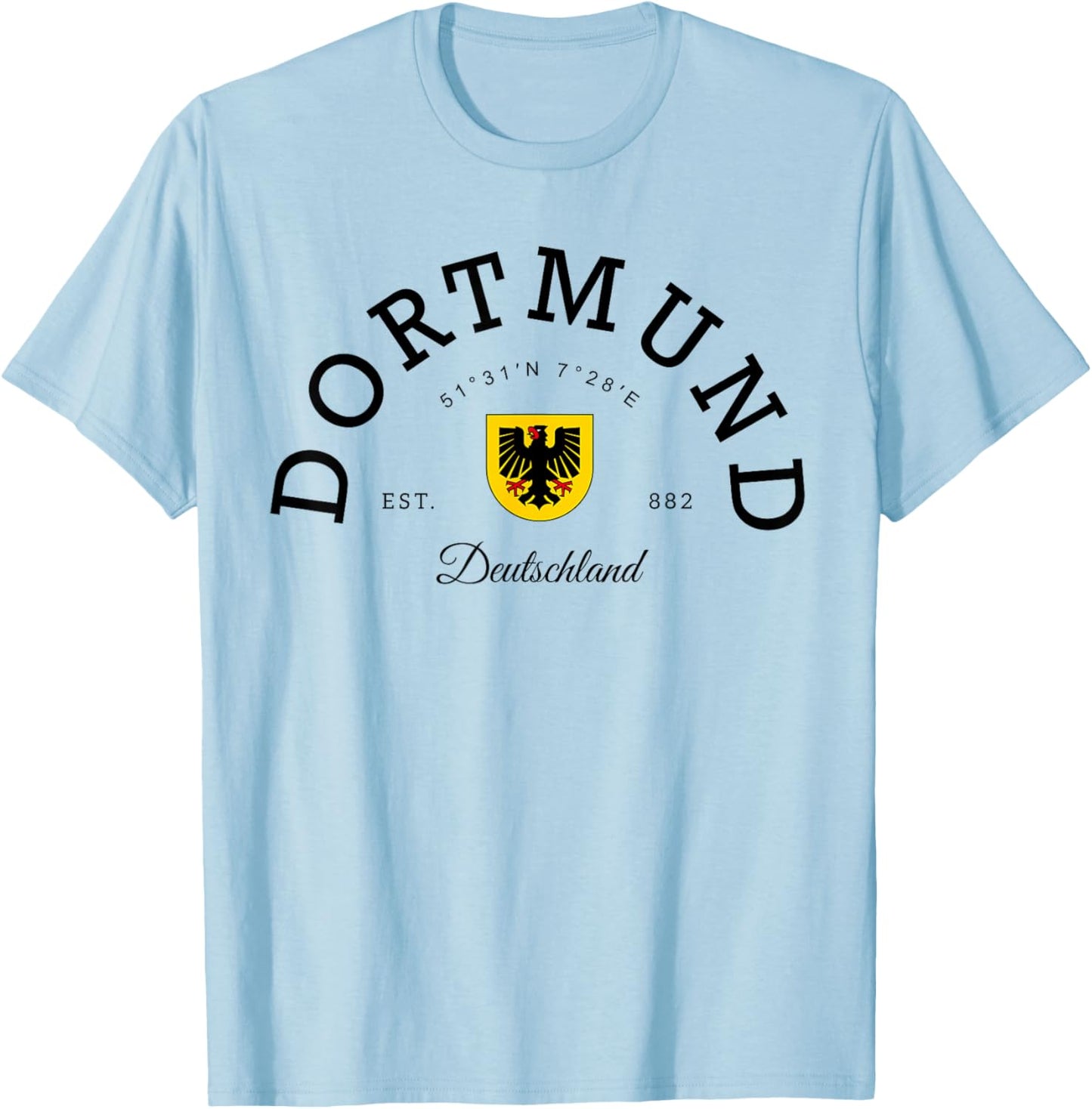 Dortmund Germany Dortmund Gift Dortmund Trip, Germany T-Shirt - T-Shirt | Light Blue