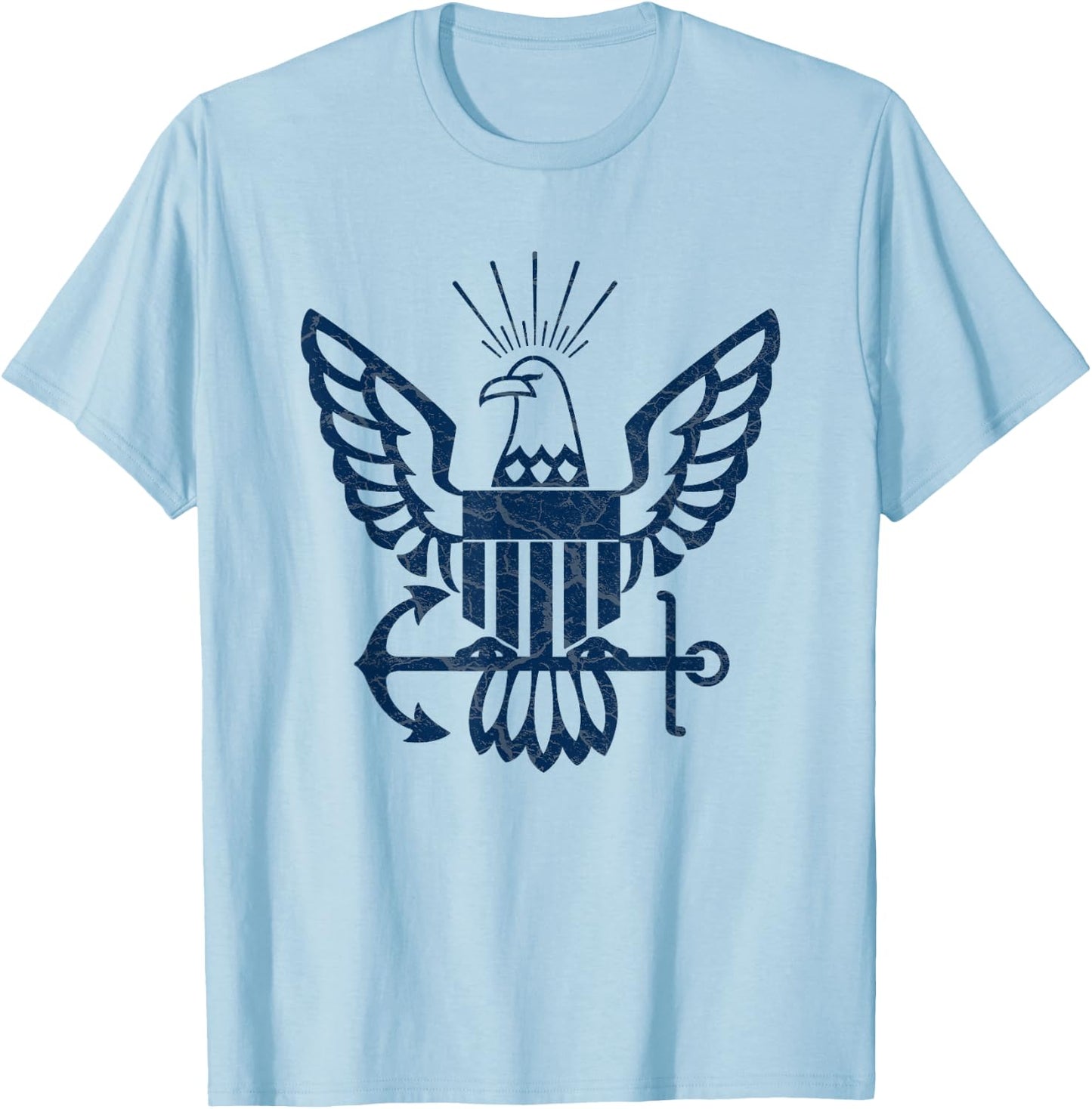 U.s. Navy Logo T-Shirt - T-Shirt | Light Blue